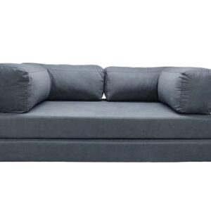 SOFA CAMA TEDY 2MT X 1MT GRIS - BONEL