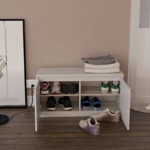 Botinero Zapatero 2 puertas | Color Nevado Everest | Tables