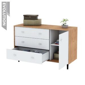 Comoda Mallorca | Color blanco paraiso | Centro Estant