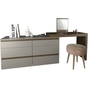 COMODA CON MAQUILLADOR Y SEIS CAJONES - TABLES