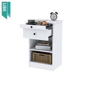 Mesa de Luz con desayunador | Blanca | Centro estant